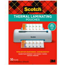 Scotch Dry Erase Thermal Laminating Pouches