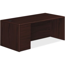 HON 10700 Series Single Pedestal Desk