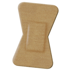 Medline Comfort Cloth Woven Fingertip Bandages