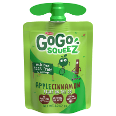 GoGo Squeez Applesauce Pouches Apple Cinnamon