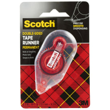 Scotch Double Sided Tape Runner Clear