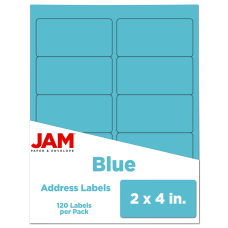 JAM Paper Mailing Address Labels Rectangle