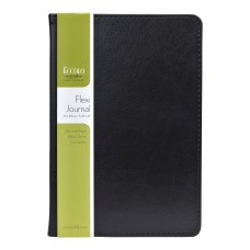Eccolo Faux Leather Journal Black