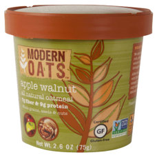 Modern Oats Oatmeal Cups Apple Walnut