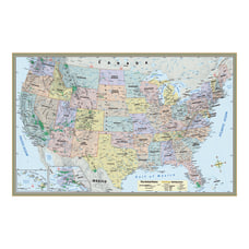 QuickStudy Detailed Topography Map United States