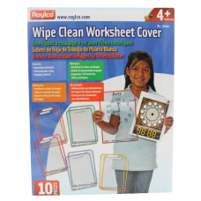 Roylco Wipe Clean Dry Erase Worksheet