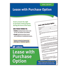 Adams Lease With Purchase Option