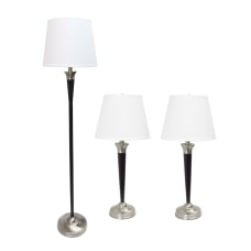 Lalia Home Sonoma Metal Lamp Set