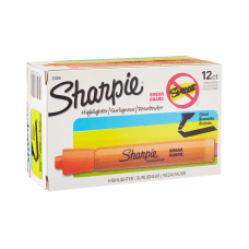Sharpie Accent Highlighters Fluorescent Orange Pack