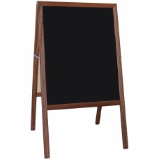 Flipside Stained Black Chalkboard Easel 42