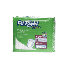 FitRight Restore Briefs Regular Purple Bag