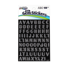 Artskills Gem Alphabet Stickers Small 12