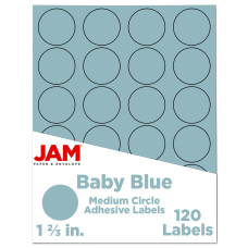 JAM Paper Circle Labels 1 23