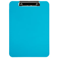 JAM Paper Plastic Clipboards with Metal
