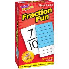 Trend Fraction Fun Flash Cards Educational