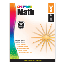 Carson Dellosa Spectrum Math Workbook Grade