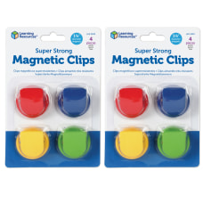 Learning Resources Super Strong Magnetic Clips