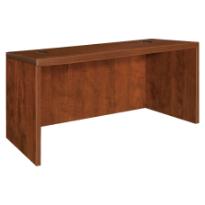 Lorell Essentials Series Rectangular Shell Desk