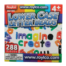 Roylco Lowercase Manuscript Letter Beads 58