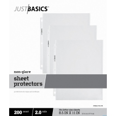 Just Basics Lightweight Sheet Protectors 8