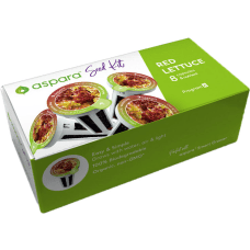Aspara Red Lettuce Seed Kit Kit