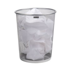 Mind Reader Mesh Tubular Trash Can