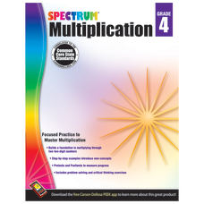 Carson Dellosa Spectrum Math Workbook Multiplication