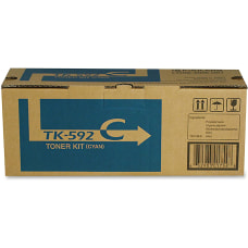 Kyocera TK 592 Cyan Toner Cartridge