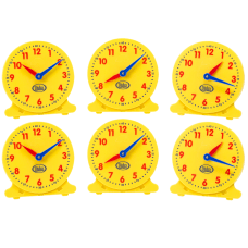 Didax 5 Student Clocks Multicolor Grades