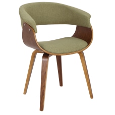 LumiSource Vintage Mod Chair WalnutGreen