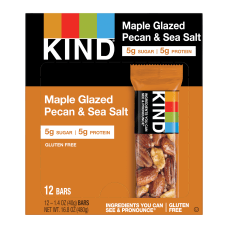 KIND Maple Glazed Pecan And Sea