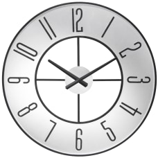 Infinity Instruments Metropolitan Metal Wall Clock