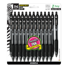 Zebra Z Grip Retractable Ballpoint Pens