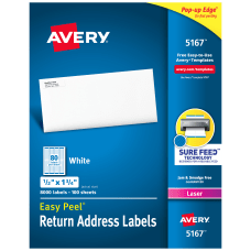 Avery Easy Peel Return Address Labels