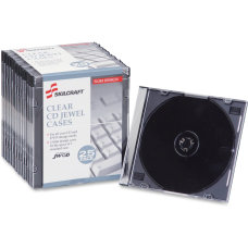 SKILCRAFT Slim CD Jewel Cases Pack