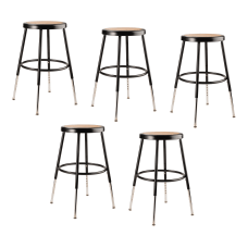 National Public Seating Adjustable Hardboard Stools