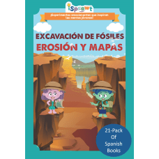 iSprowt Spanish Translation Books Fossil Dig