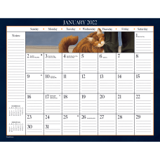 Lang Desk Calendar 17 H x