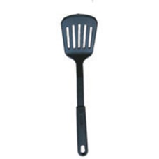 Winco Slotted Nylon Spatula 12 Black