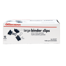 patterned binder clips