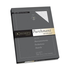 Southworth Parchment Specialty Paper 8 12
