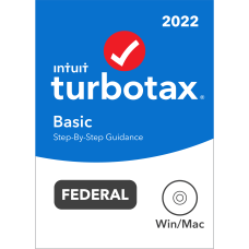 TurboTax Basic 2022 Federal Only E