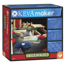 KEVA Maker Bot Maze Set Natural