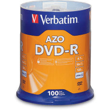 Verbatim DVD R Recordable Media Spindle