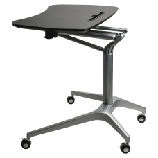 Lorell Height Adjustable Mobile Sit To