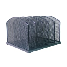 Brenton Studio Black Mesh File Sorter