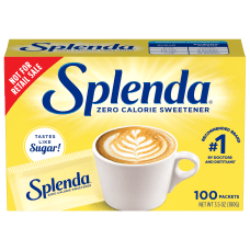 Sweetener Packets Splenda Box Of 100