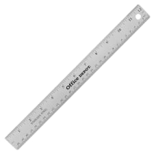 Office Depot Brand Stainless Steel Ruler