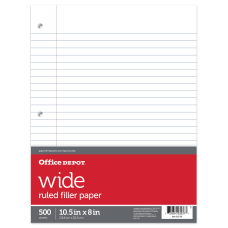 Office Depot Brand Ruled Filler Paper