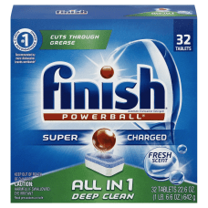 Finish Powerball Dishwasher Detergent Tabs Fresh